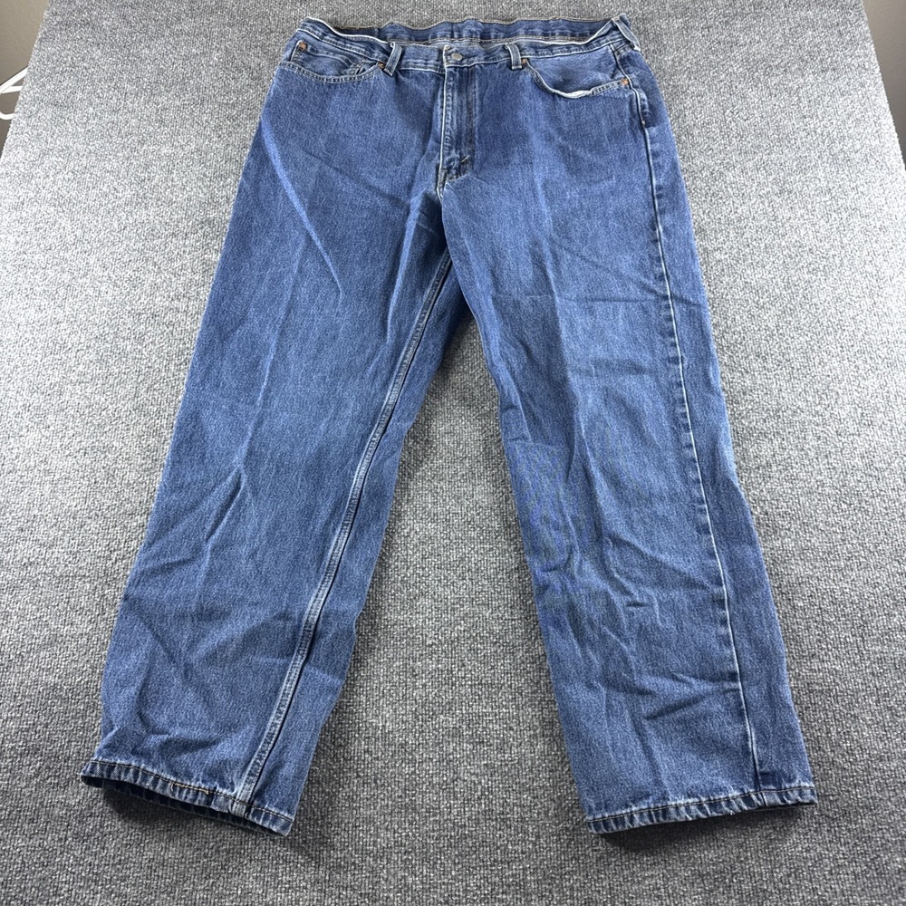 VTG Levis 550 Jeans Men 40x31 Blue Regular Fit Cotton Denim Distressed Workwear*